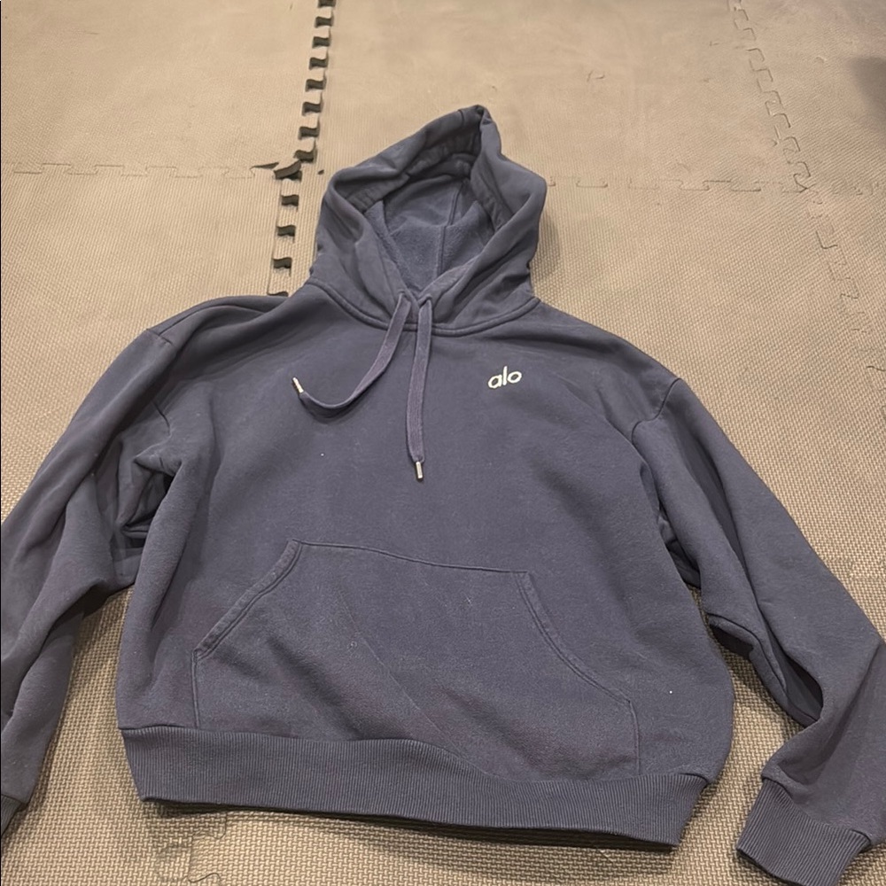 ALO Yoga Navy Blue Hoodie